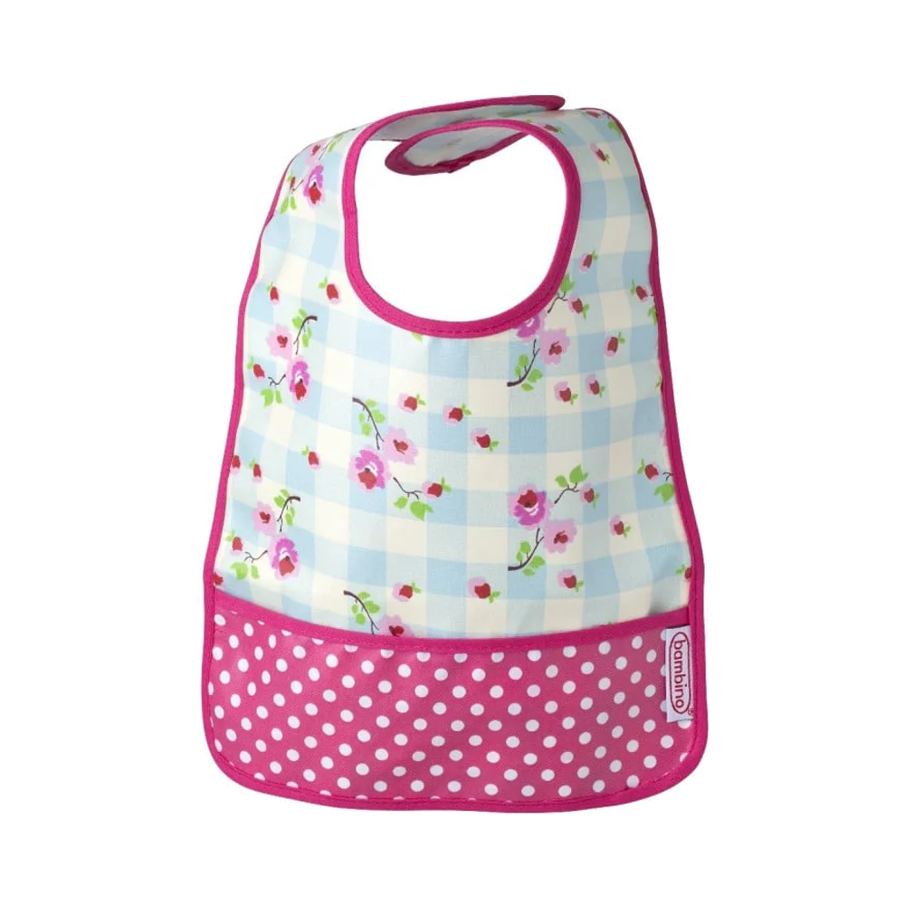Bambino Easy wipe! Bib plaid haklapp 1 st