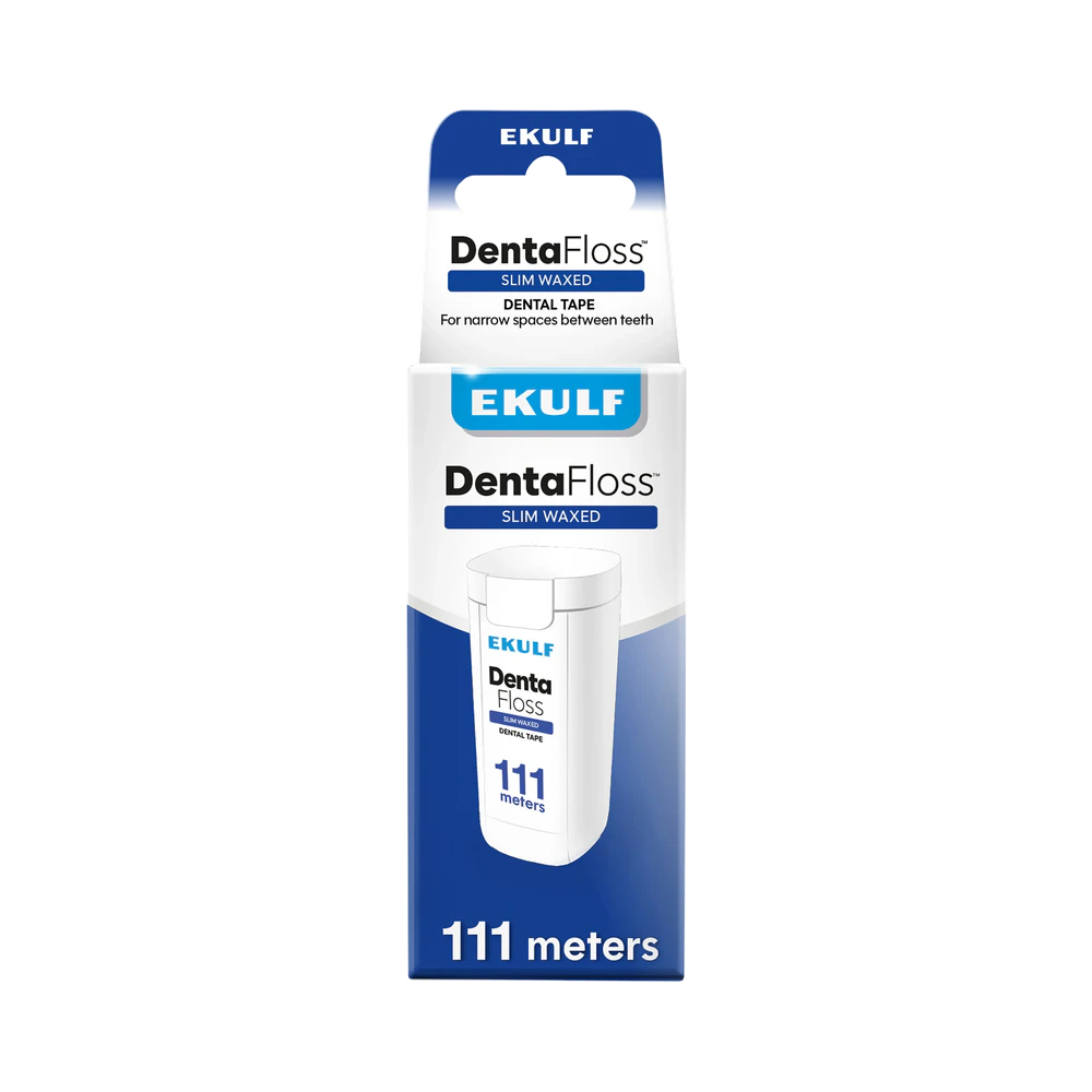 Ekulf DentaFloss Slim Waxed tandtråd 111 m