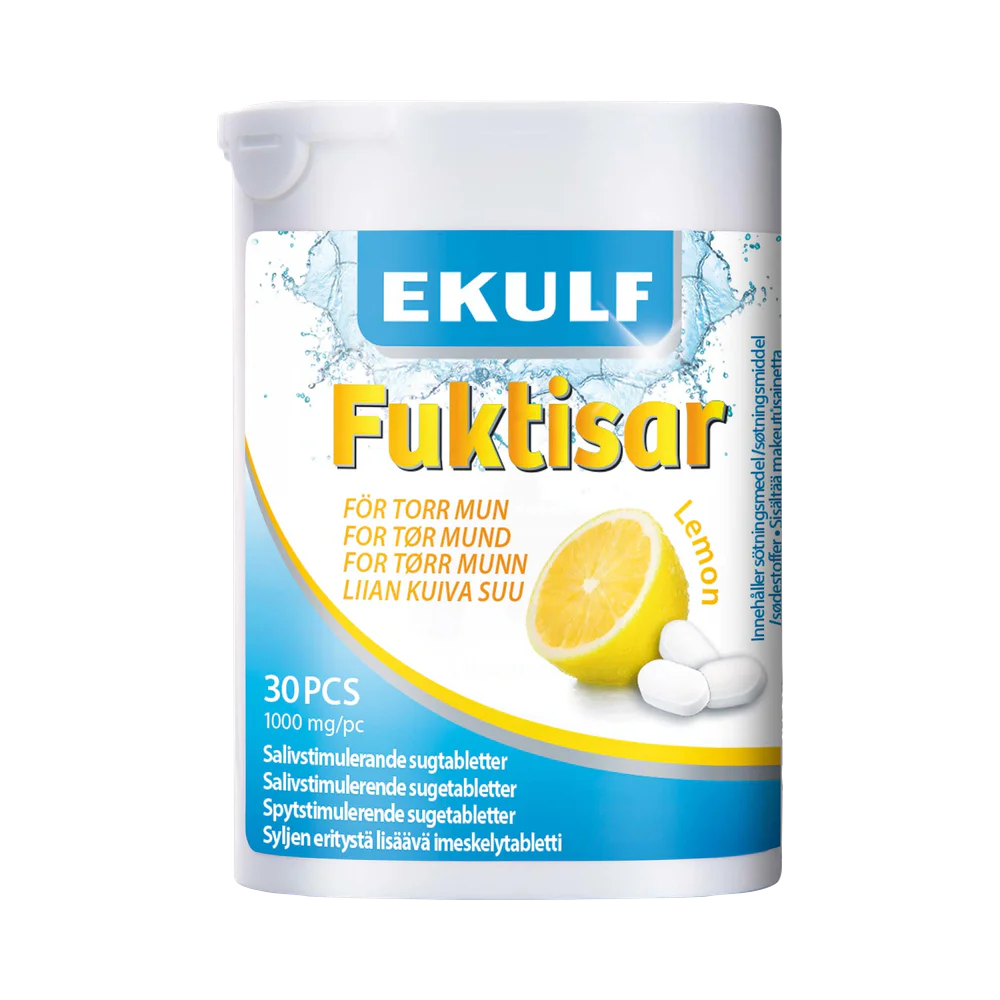 Ekulf Fuktisar Lemon sugtabletter 30 st