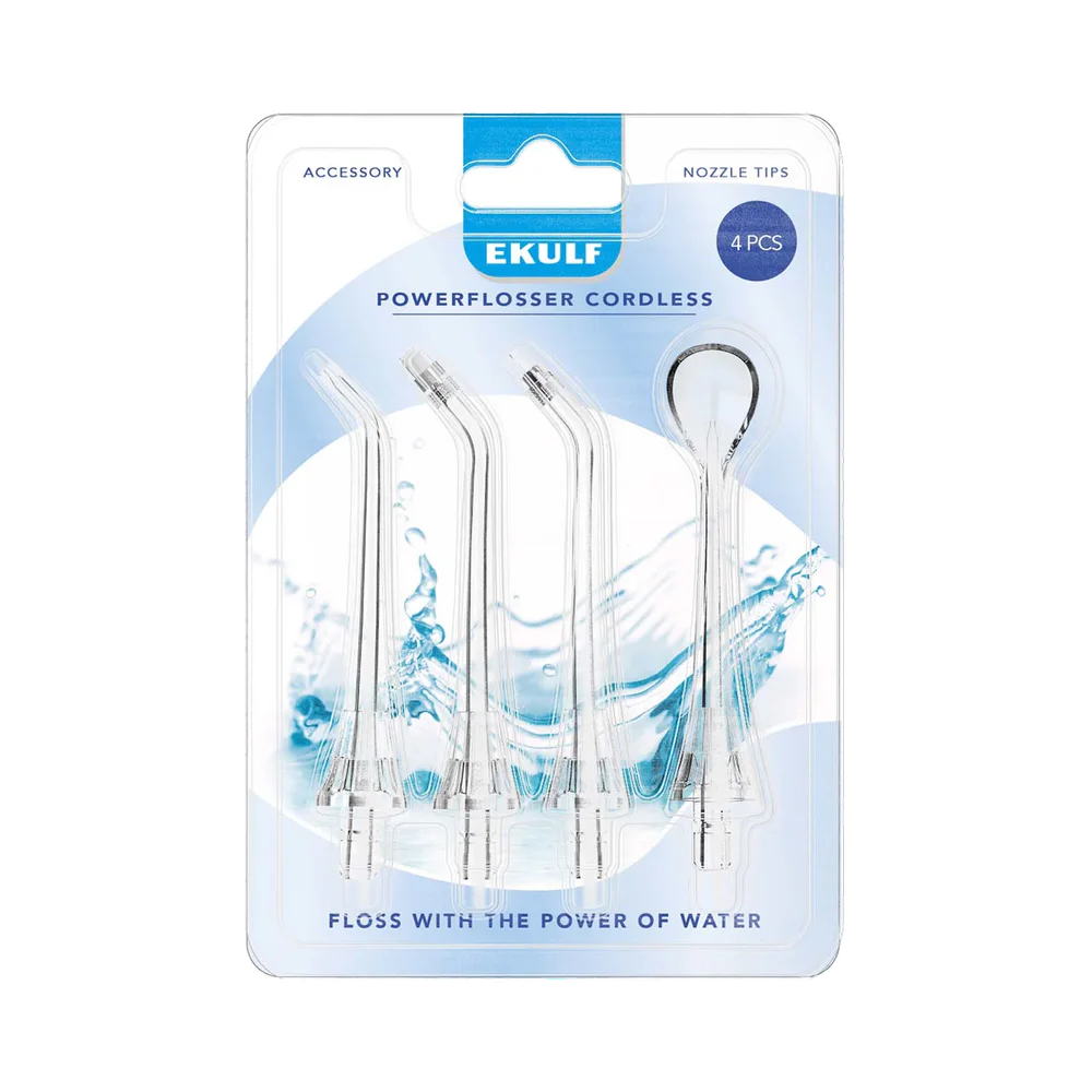 Ekulf PowerFlosser Premium Refill munstycken 4 st