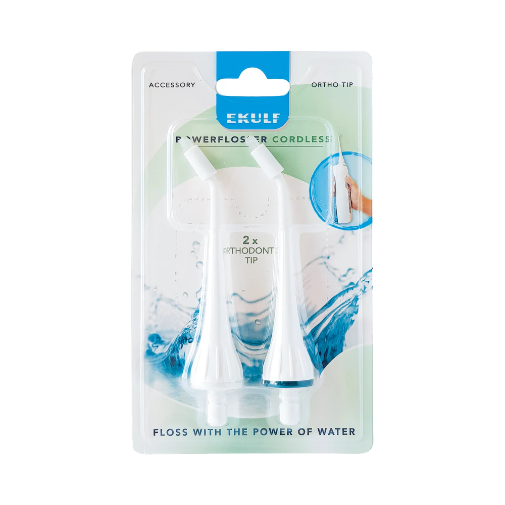Ekulf PowerFlosser Cordless Orthodontic Tip munstycke 2 st