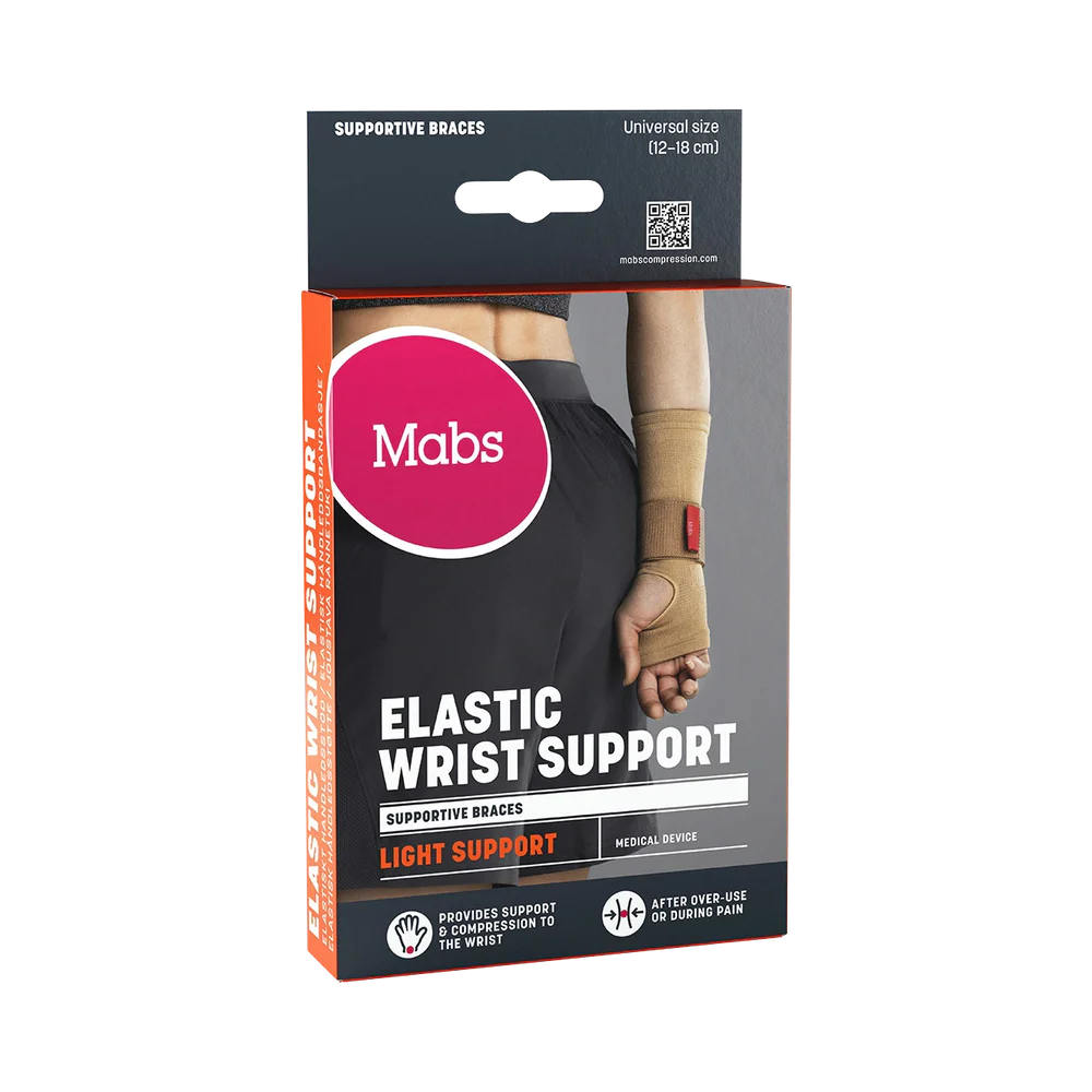 Mabs Beige elastiskt handledsstöd Universal 1 st
