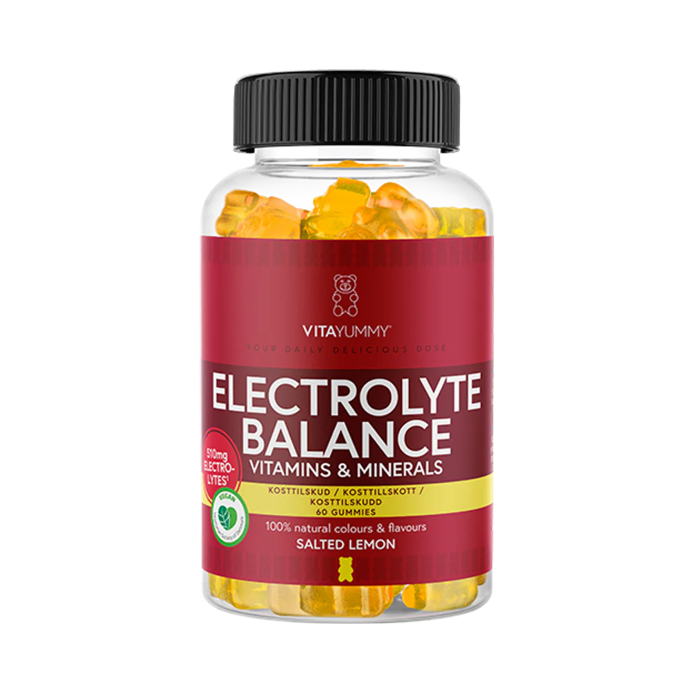 VitaYummy Electrolyte Balance Salted Lemon gummies 60 st