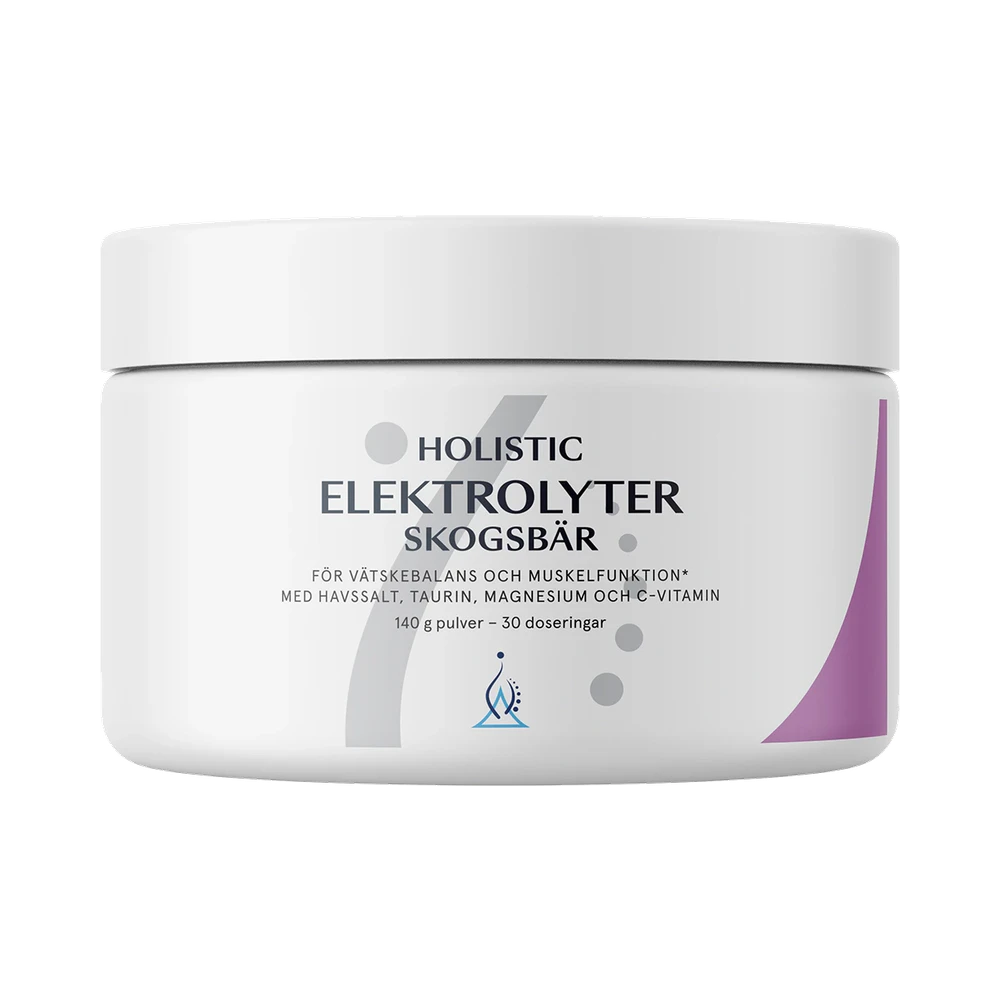 Holistic Elektrolyter Skogsbär elektrolytpulver 140 g