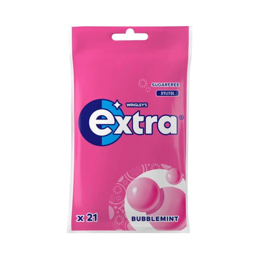 Extra Bubblemint tuggummi 21 bitar