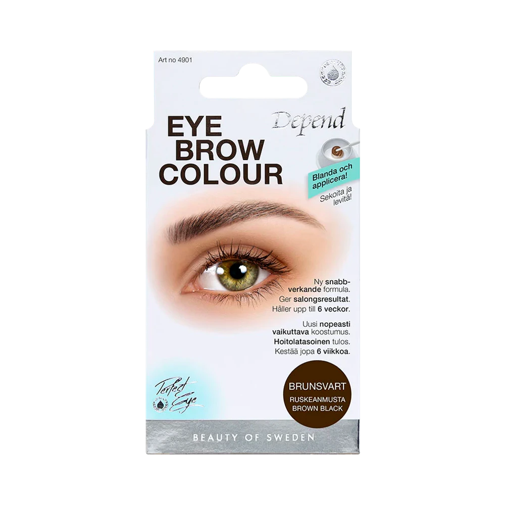 Depend Eyebrow Colour Brown Black ögonbrynsfärg 1 st