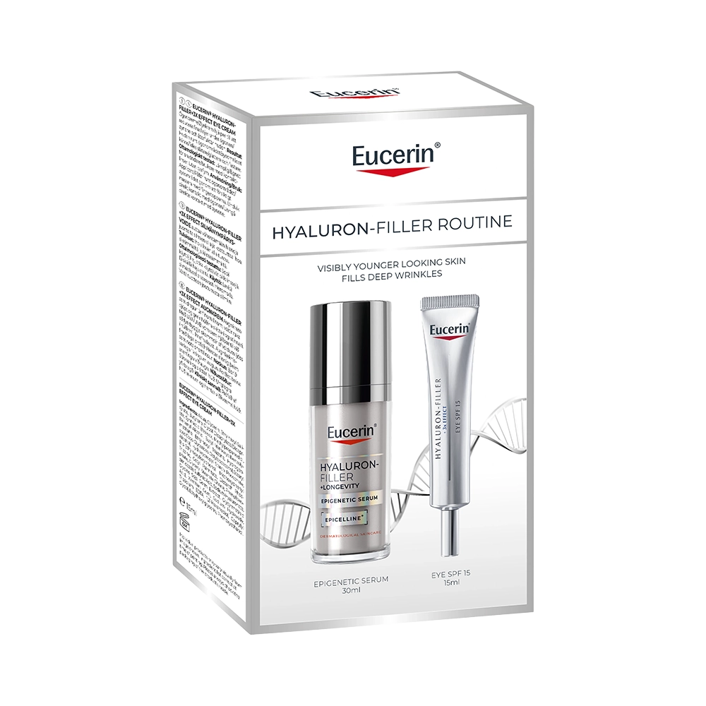 Eucerin Hyaluron-Filler Routine Epigenetic Serum 30 ml + Eye Cream 15 ml