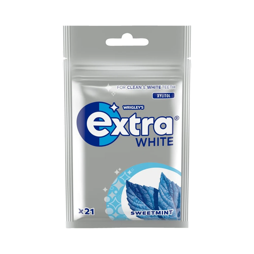 Extra White Sweet Mint tuggummi 21 st
