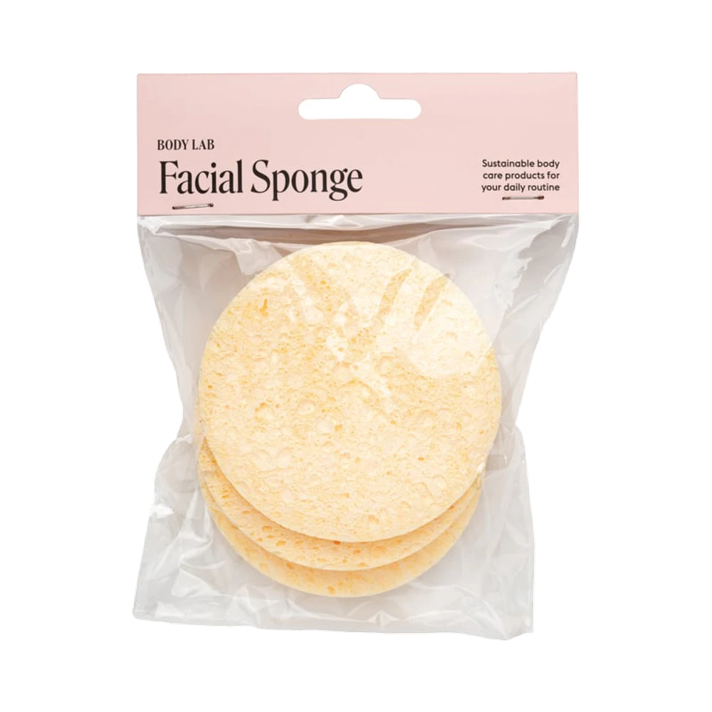 Bodylab facial sponge 3 st
