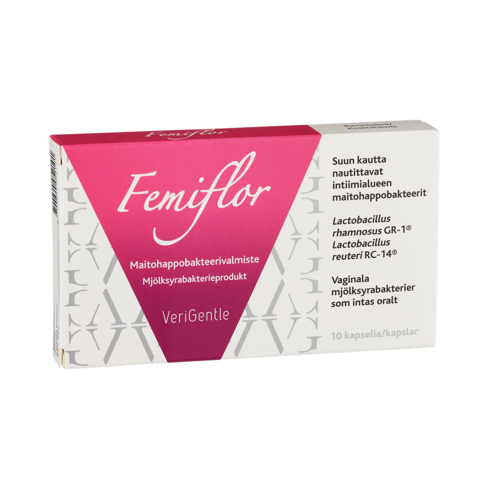 Femiflor att svälja 10 kapslar