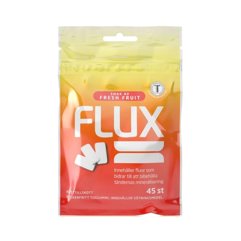FLUX Fresh fruit tuggummi 45 st