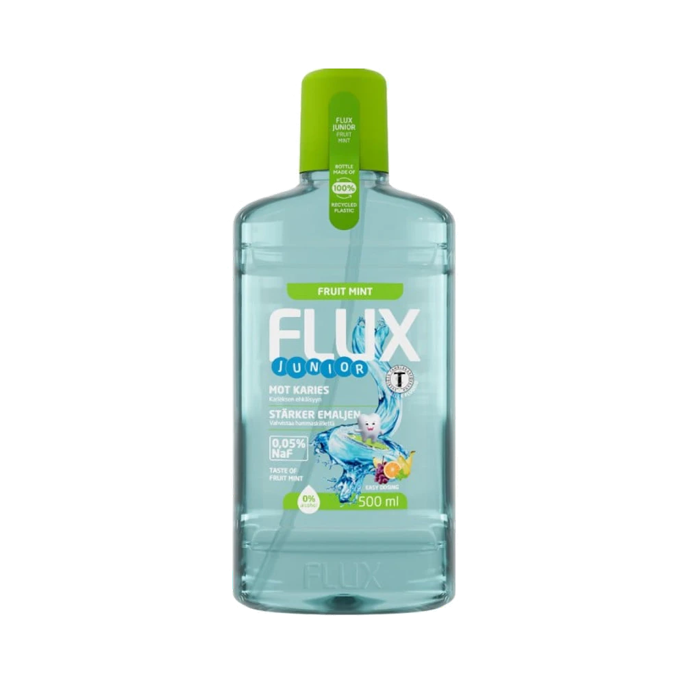 Flux Junior Fruit Mint 0,05 % fluorskölj 500 ml