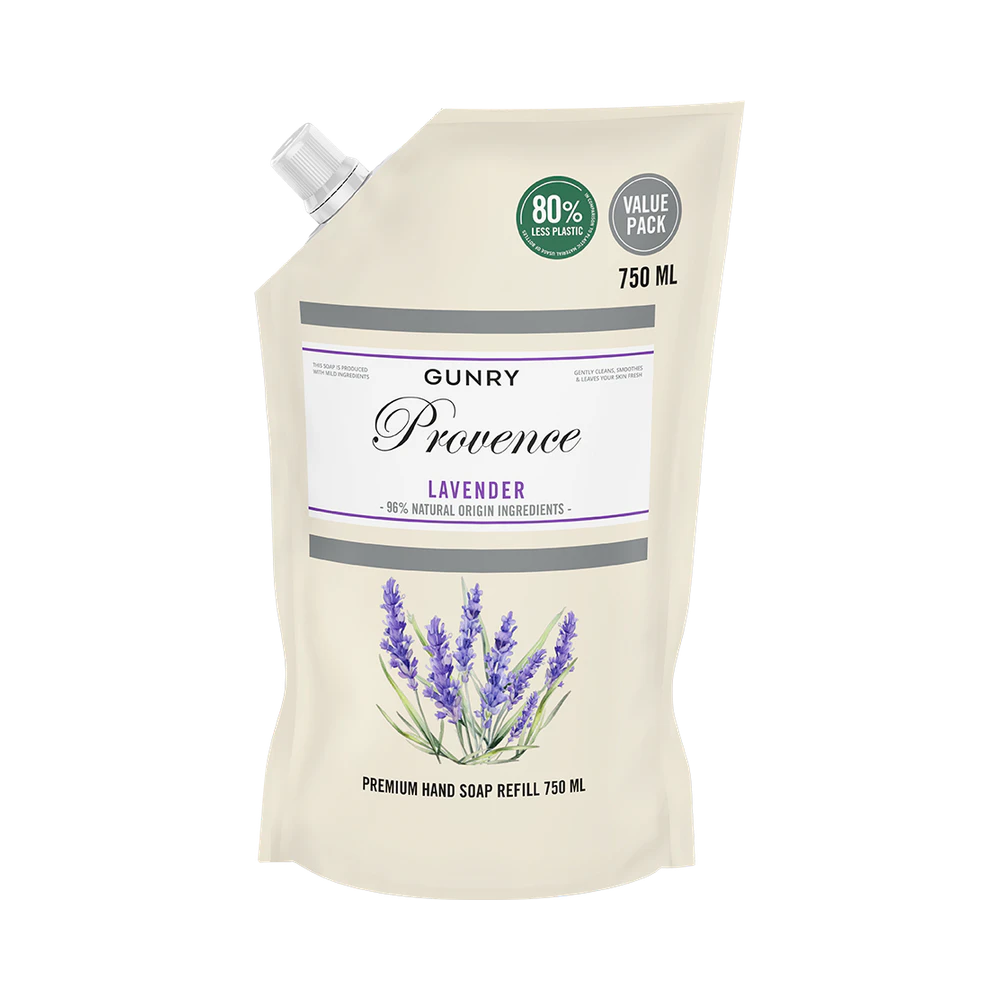 Gunry Premium Refill Lavender flytande tvål 750 ml