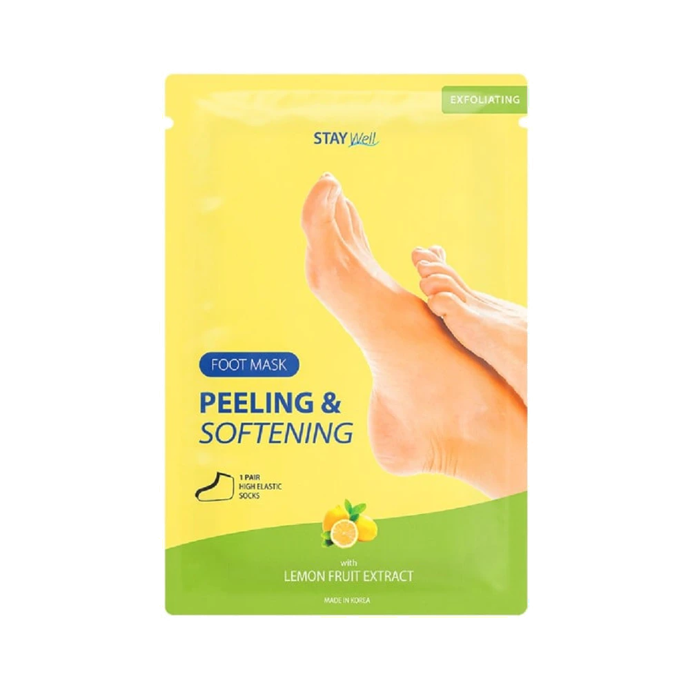 Stay Well Peeling & Softening Lemon foot mask 1 par
