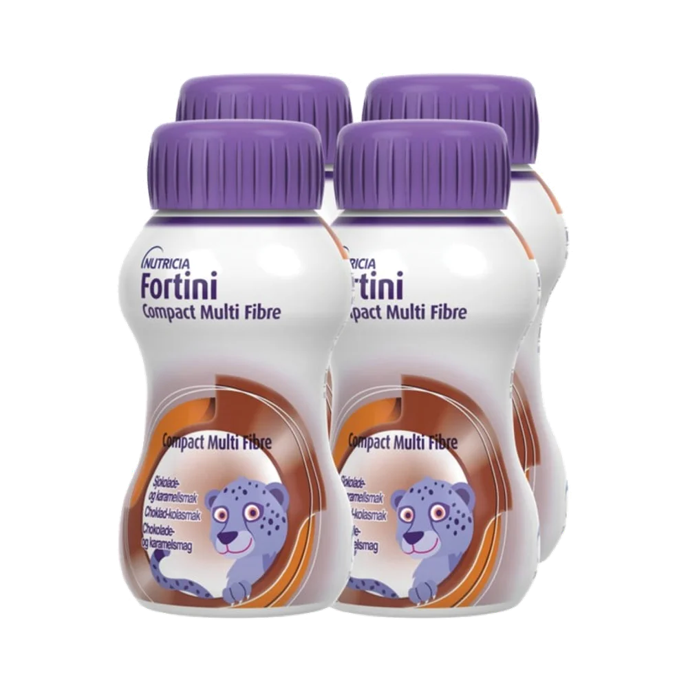 Nutricia Fortini Compact Multi Fibre Choklad-Kola näringsdryck 4×125 ml