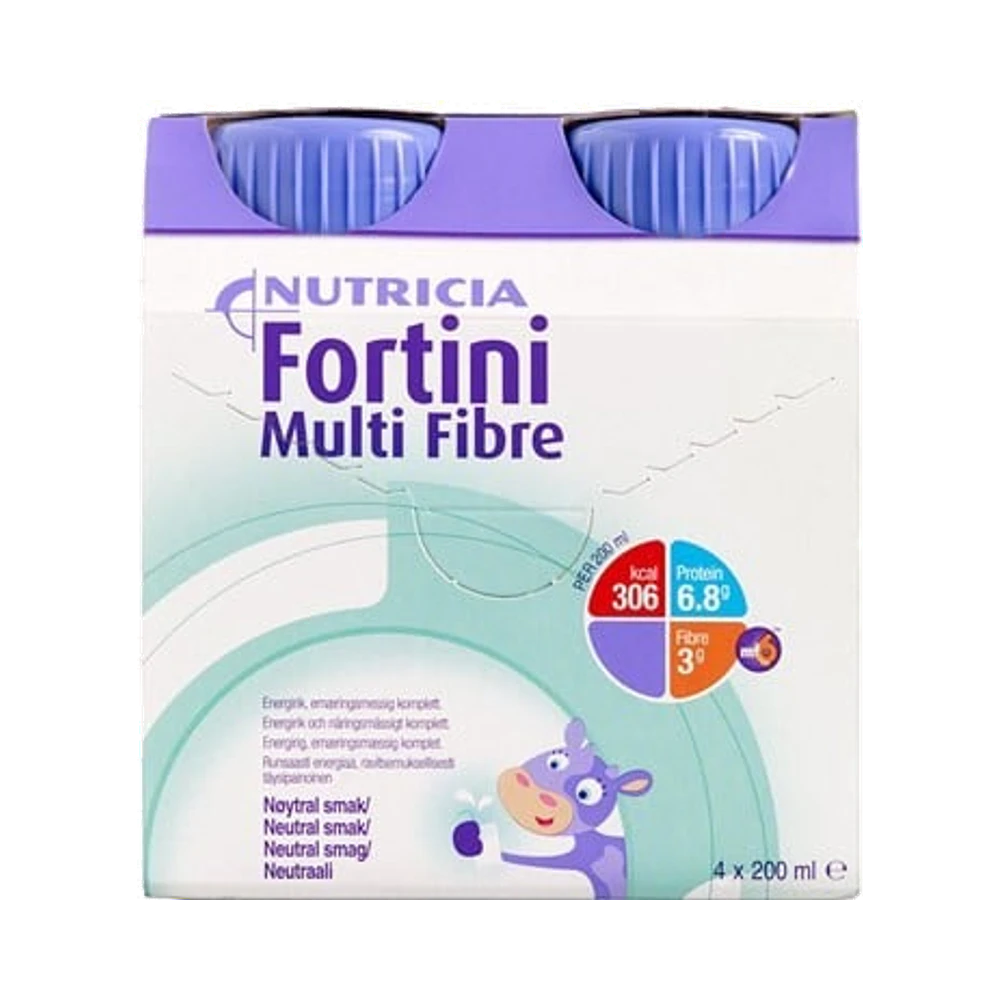 Fortini Multi Fibre Neutral näringsdryck 4 x 200 ml