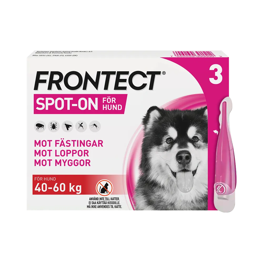 Frontect 40-60 kg spot-on, lösning 3 x 6 ml