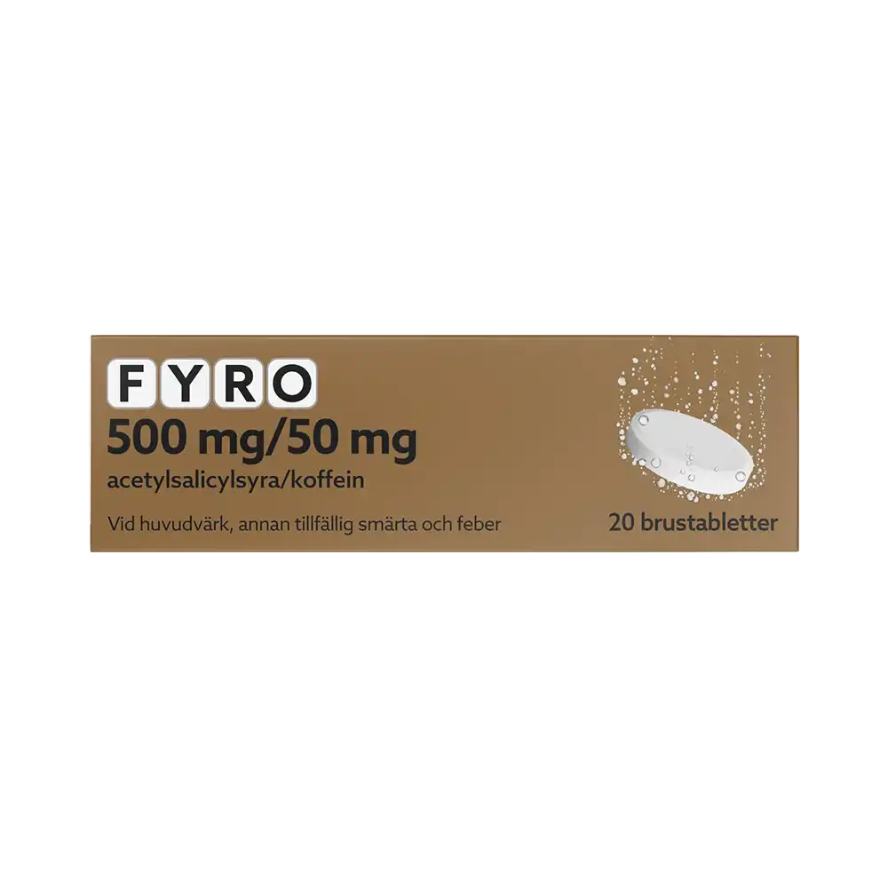 FYRO 500 mg/50 mg 20 brustabletter