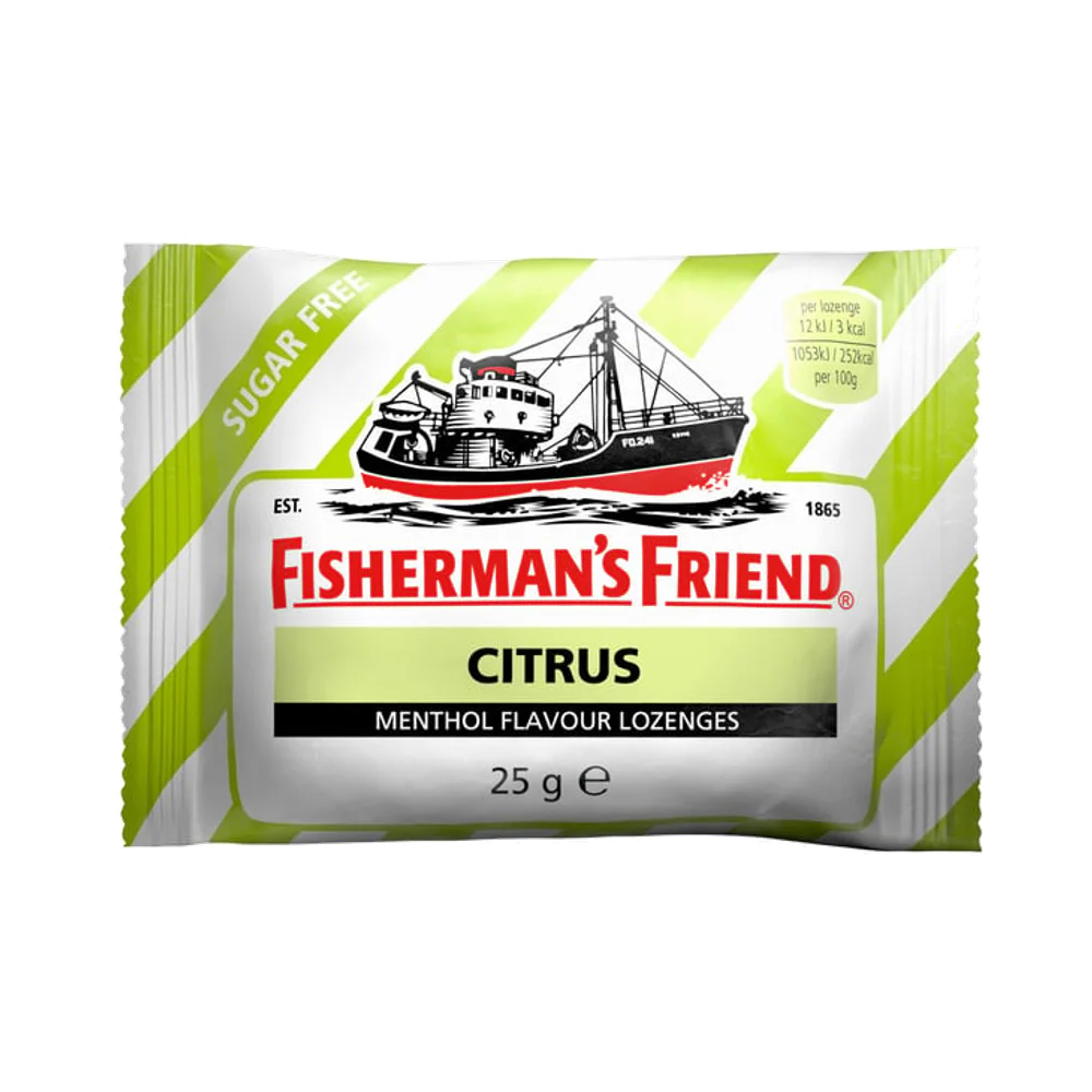 Fisherman’s Friend Citrus Sockerfri halstablett 25 g