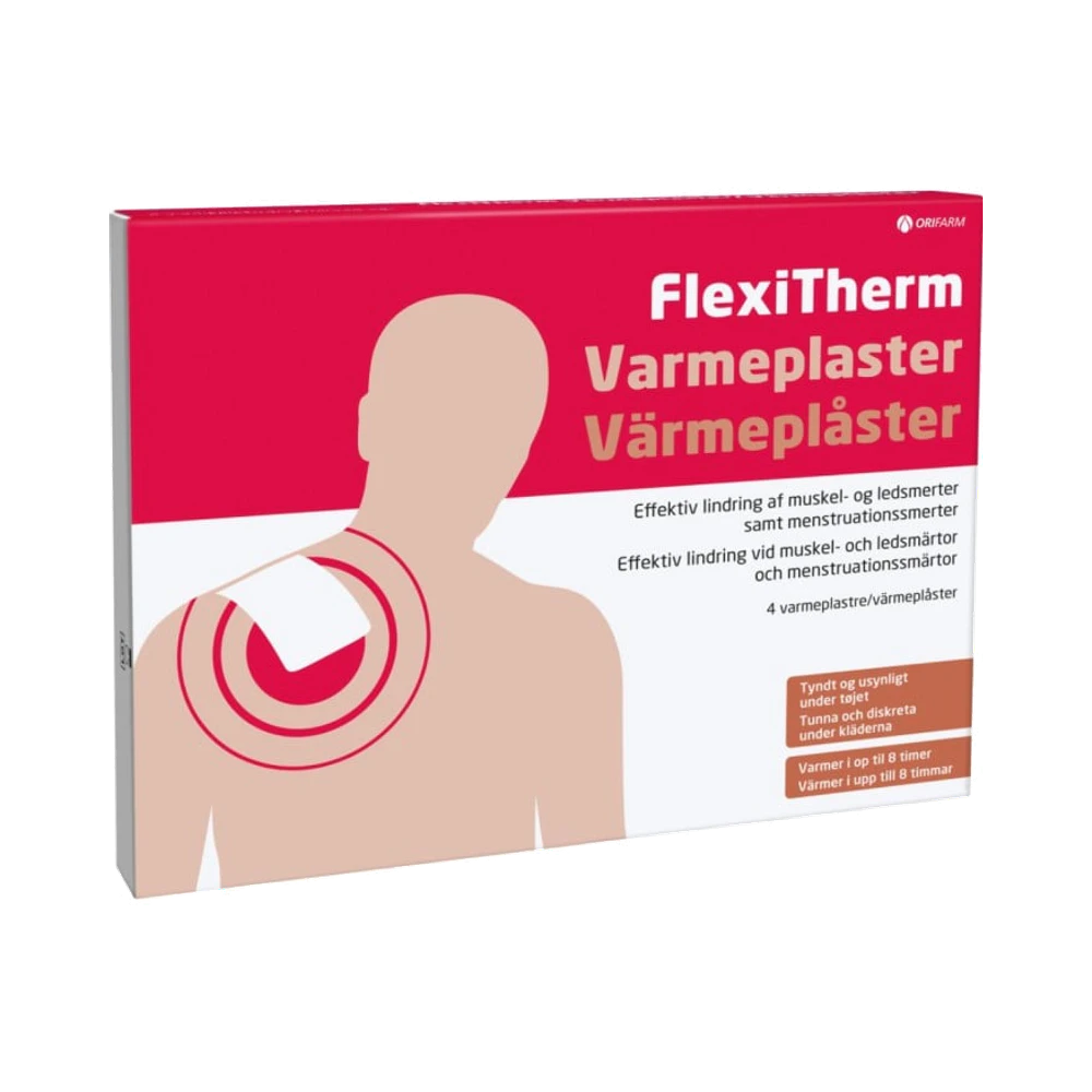Orifarm FlexiTherm värmeplåster 4 st