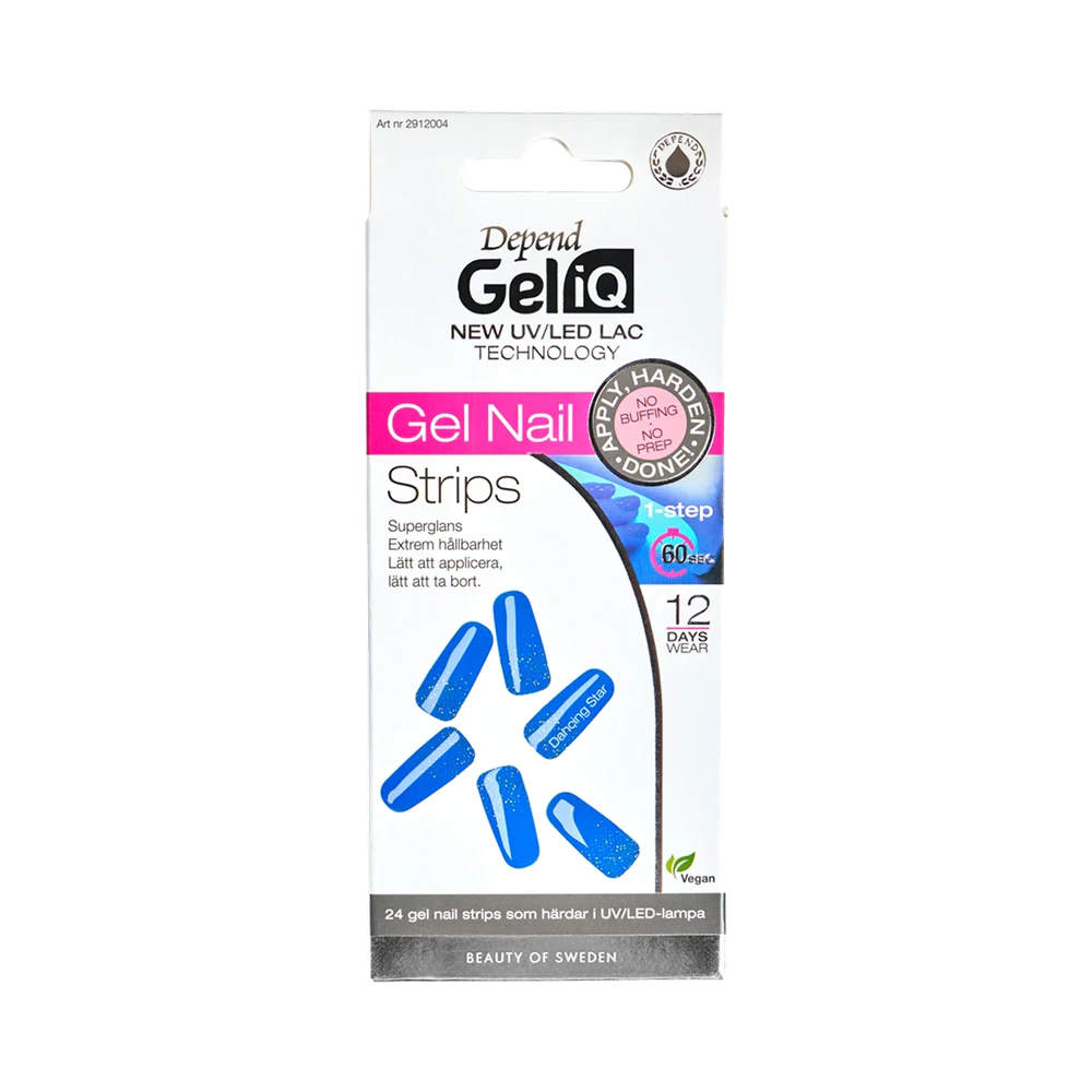 Depend Gel iQ Dancing Star gel nail strips 24 st