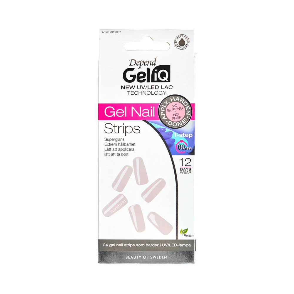 Depend Gel iQ French Flirt gel nail strips 24 st