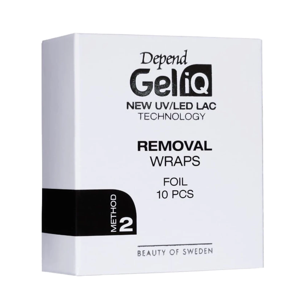 Gel Iq Iq removal wraps foil gel 10 st