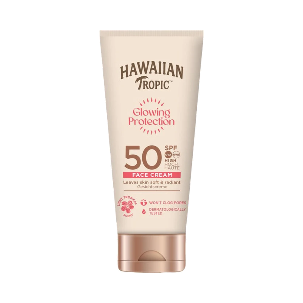 Hawaiian Tropic Glowing Protection SPF50 face cream 50 ml
