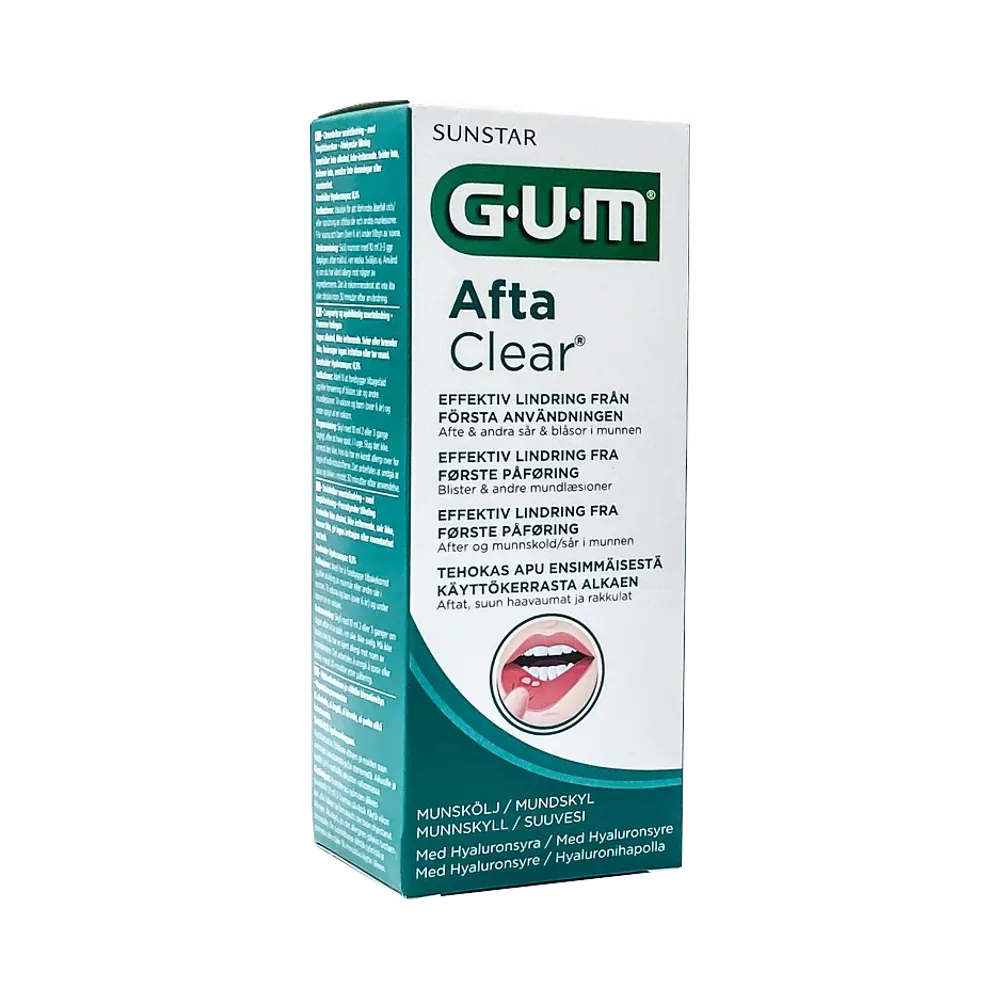 GUM AftaClear munskölj 120 ml