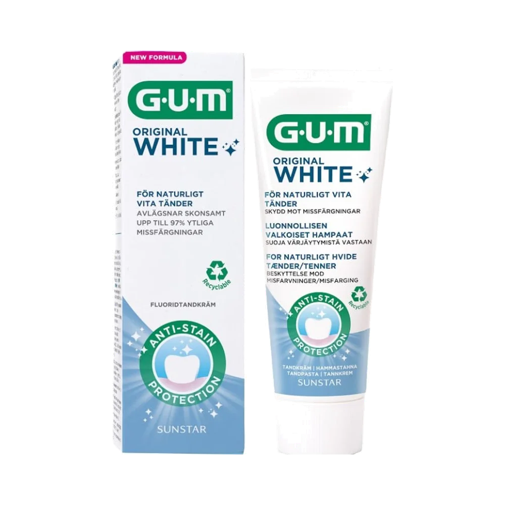 GUM Original White tandkräm 75 ml