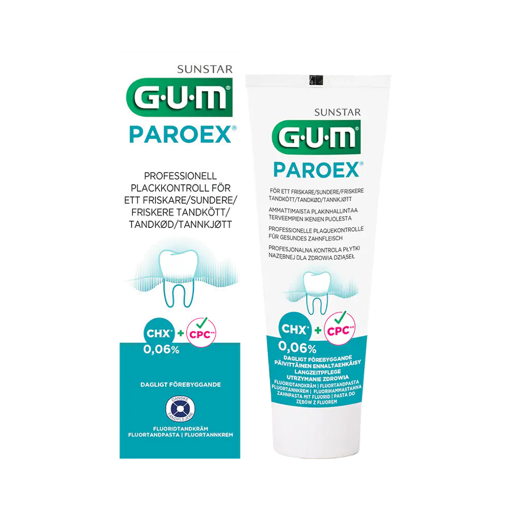 GUM Paroex chx + cpc 0,06% tandkräm 75 ml