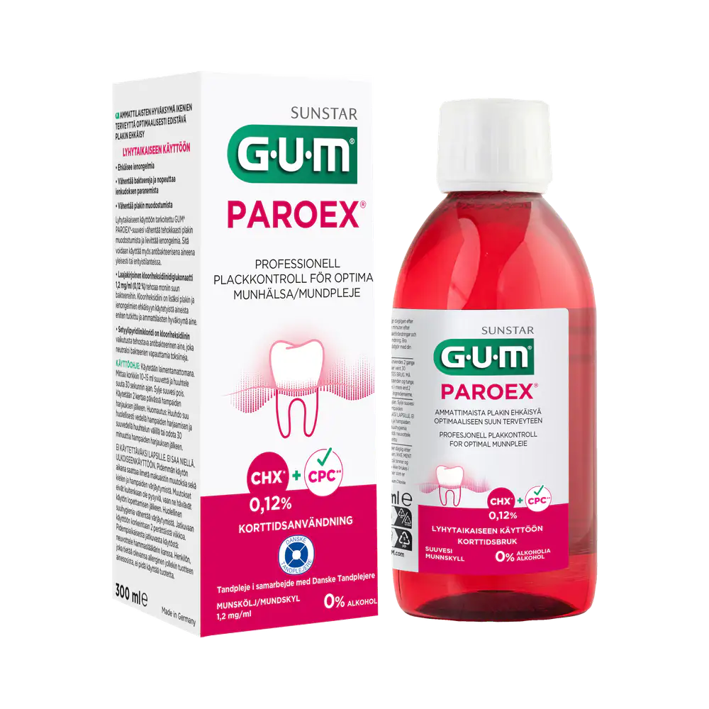 GUM Paroex chx + cpc 0,12% munskölj 300 ml