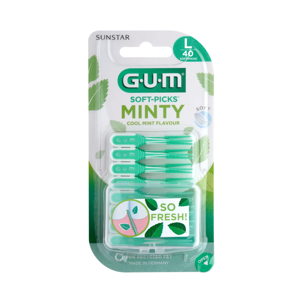 Gum SOFT-PICKS MINTY Large tandpetare 40 st