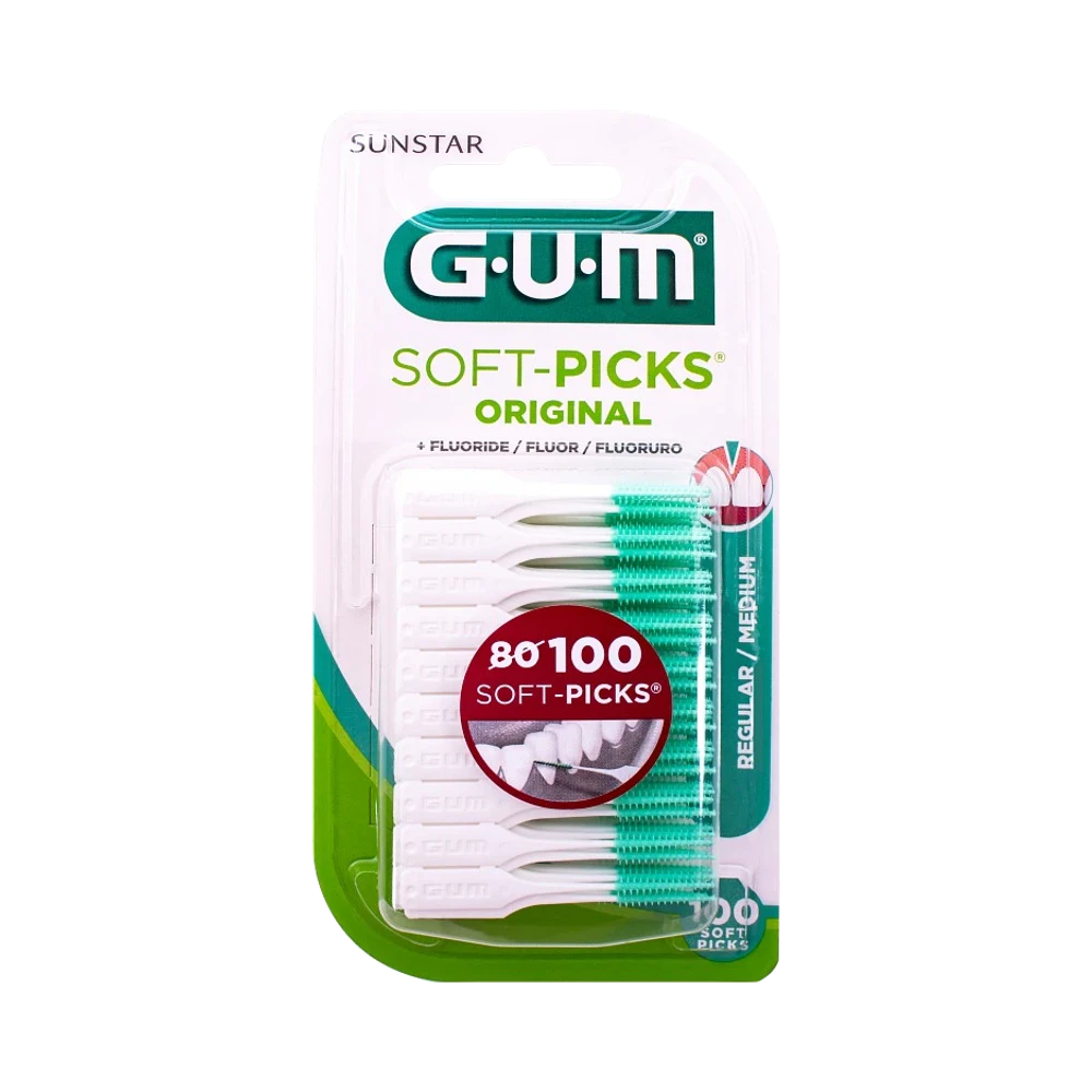 GUM Soft-Picks Original Regular/Medium tandstickor 100 st