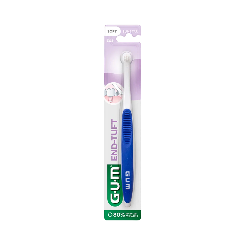 Gum End-Tuft vinkelborste 1 st