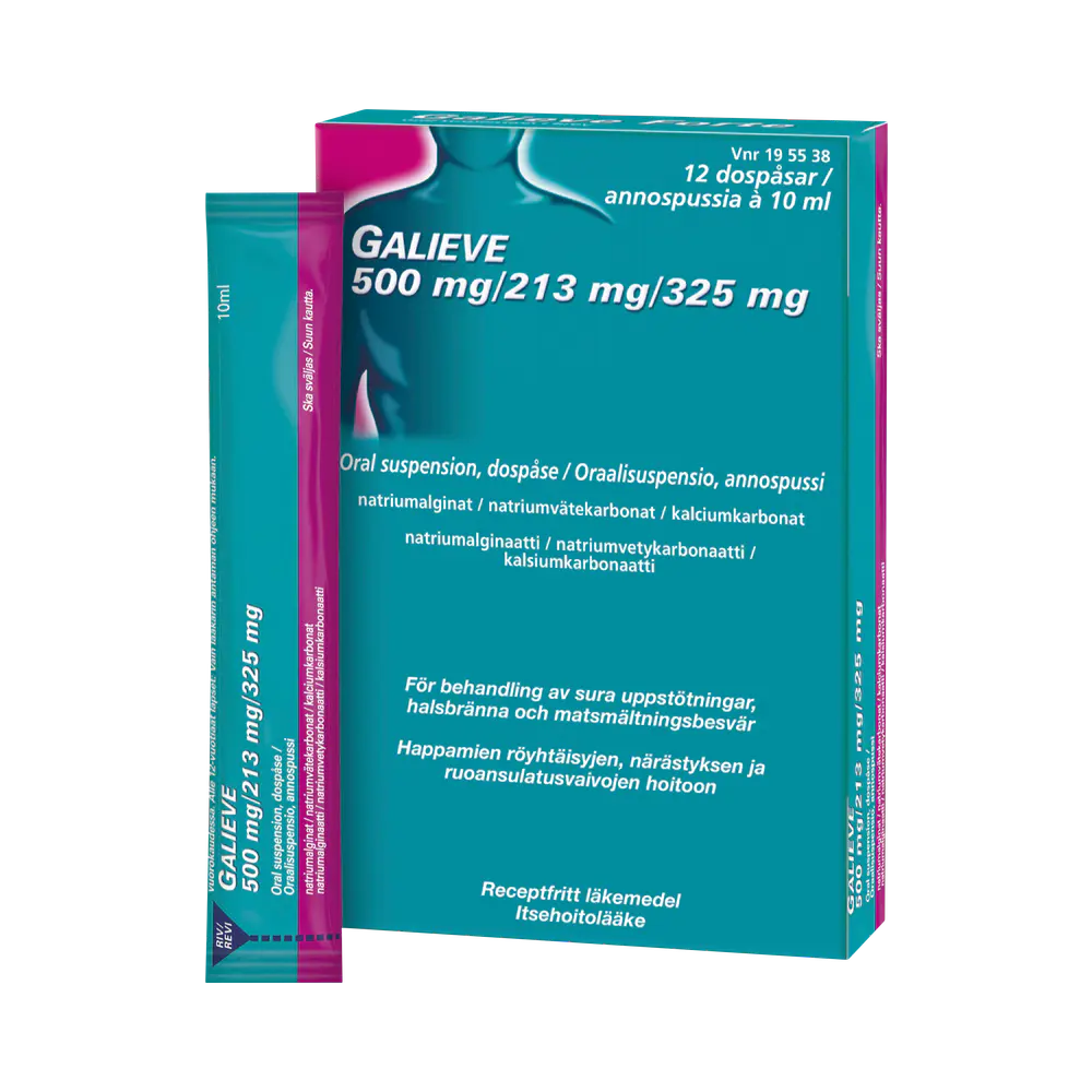 Galieve 500 mg/213 mg/325 mg oral suspension 12 dospåsar