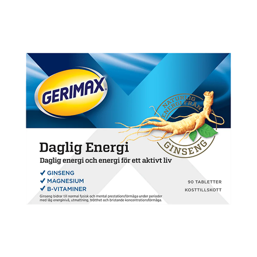 Gerimax Daglig Energi 90 tabletter