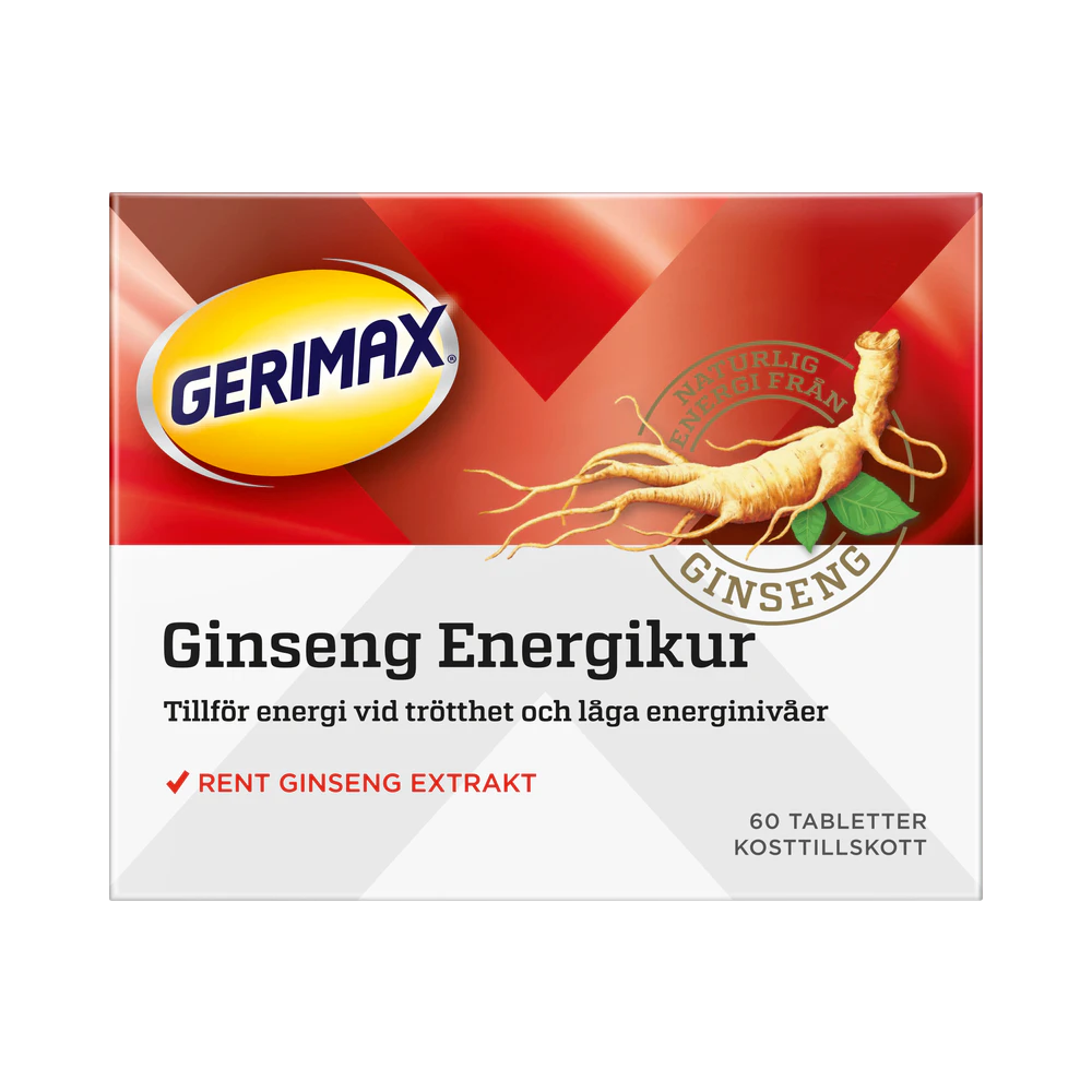 Gerimax Ginseng tablett 60 st