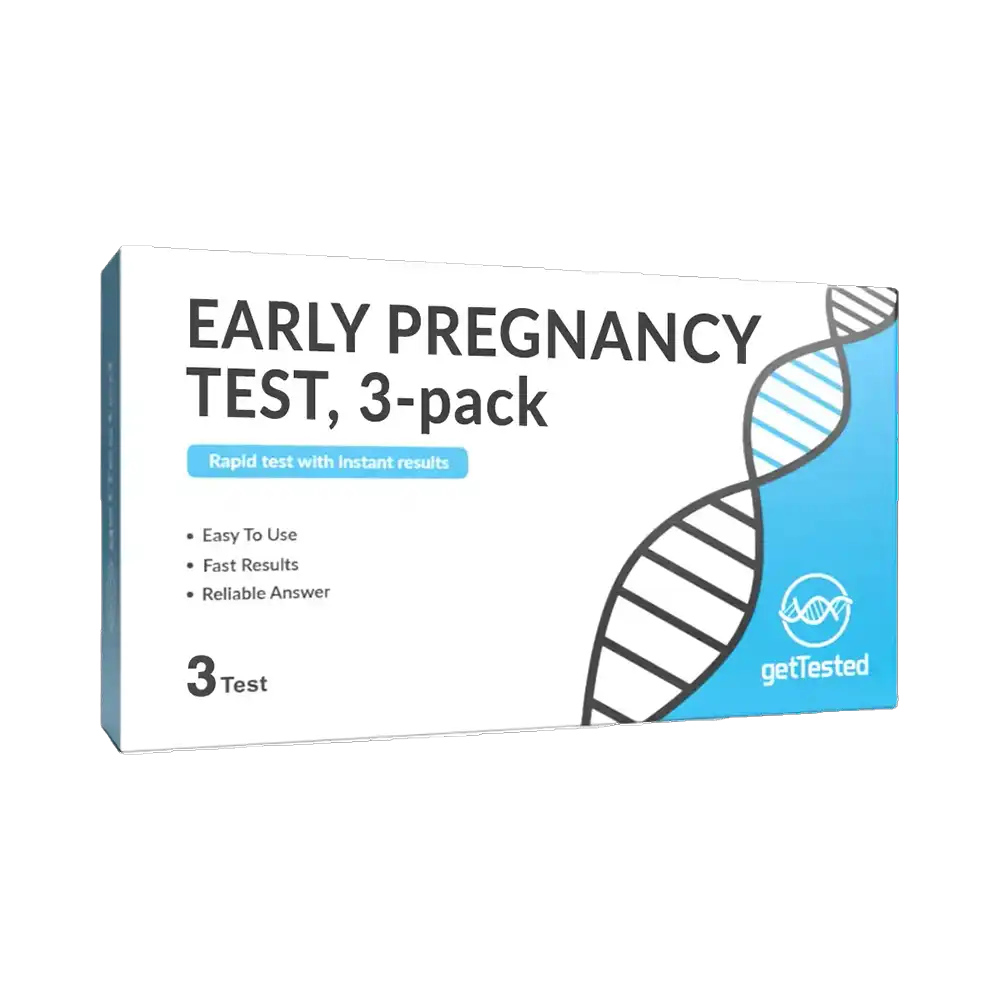 GetTested Tidigt Graviditetstest 3-pack