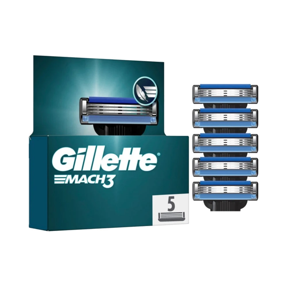 Gillette Mach3 rakblad 5 st