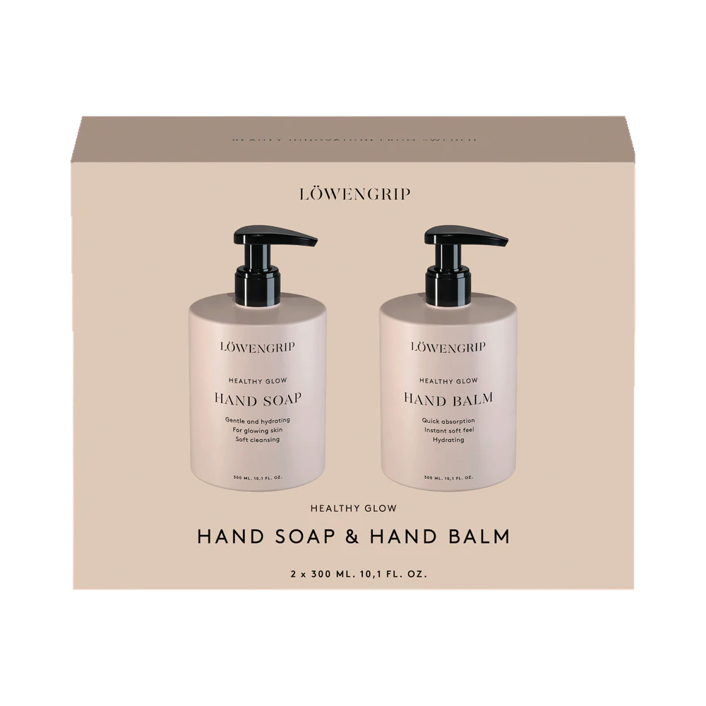 Löwengrip Healthy Glow Hand Soap & Hand Balm handvårdsset 2 x 300 ml
