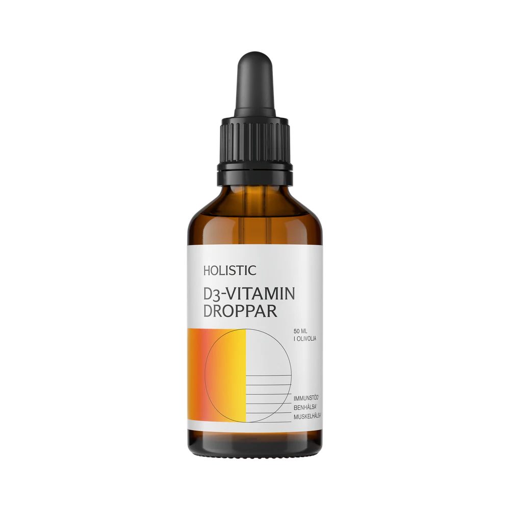 Holistic D3-vitamin i olja droppar 50 ml