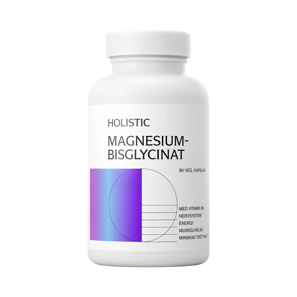 Holistic Magnesiumbisglycinat 100 mg 90 kapslar