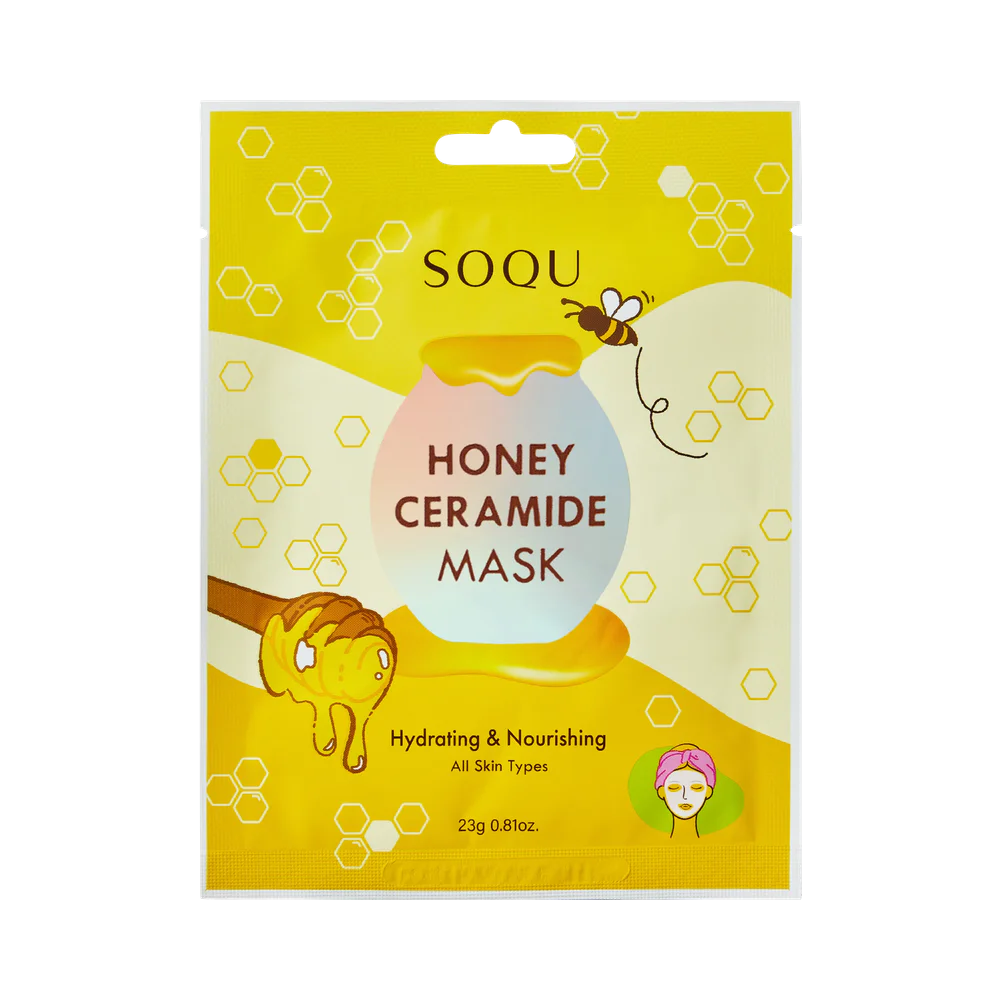 SOQU Honey Ceramide sheet mask 1 st