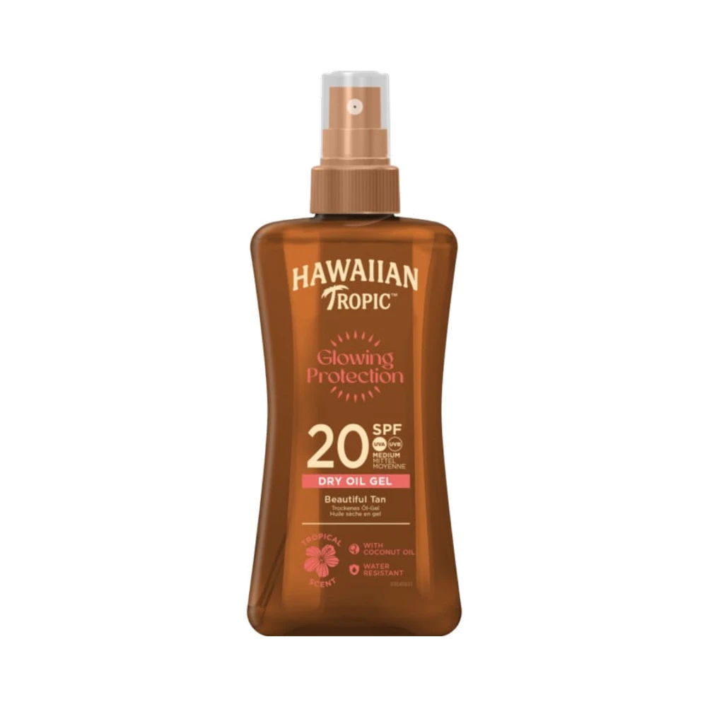 Hawaiian Tropic Glowing Protection Dry Oil SPF20 spray 200 ml