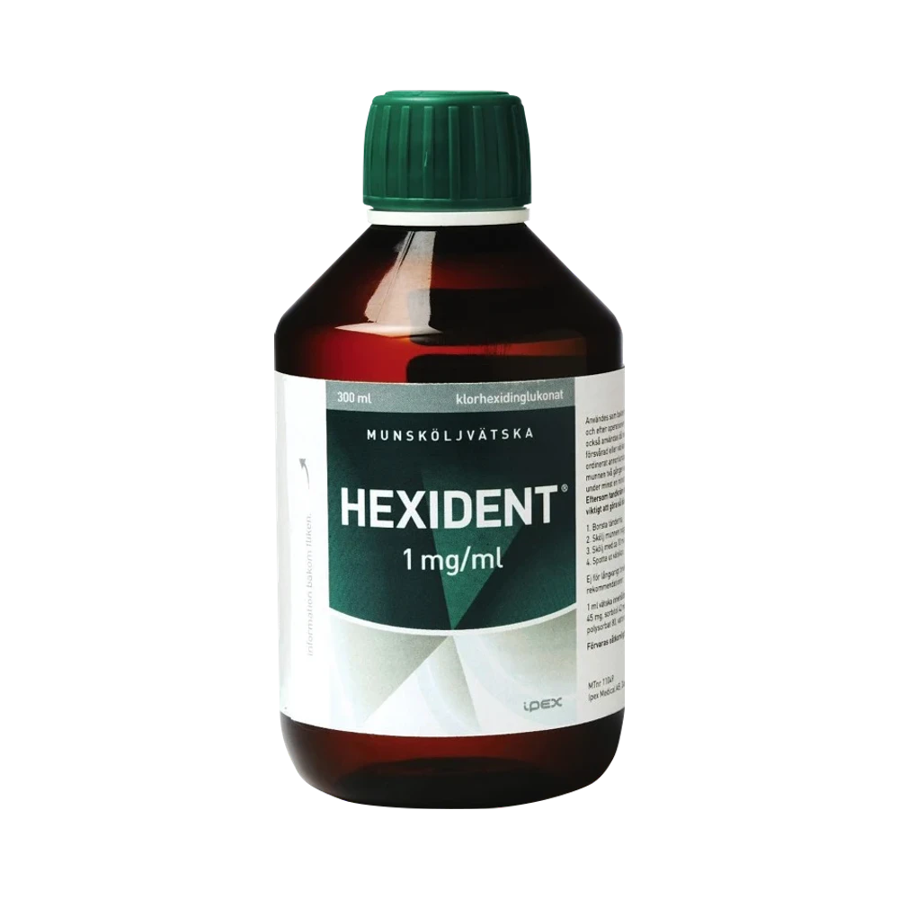 Hexident munsköljvätska 1 mg/ml lösning 300 ml