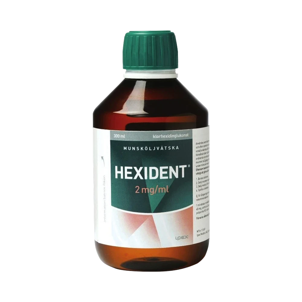 Hexident munsköljvätska 2 mg/ml lösning 300 ml