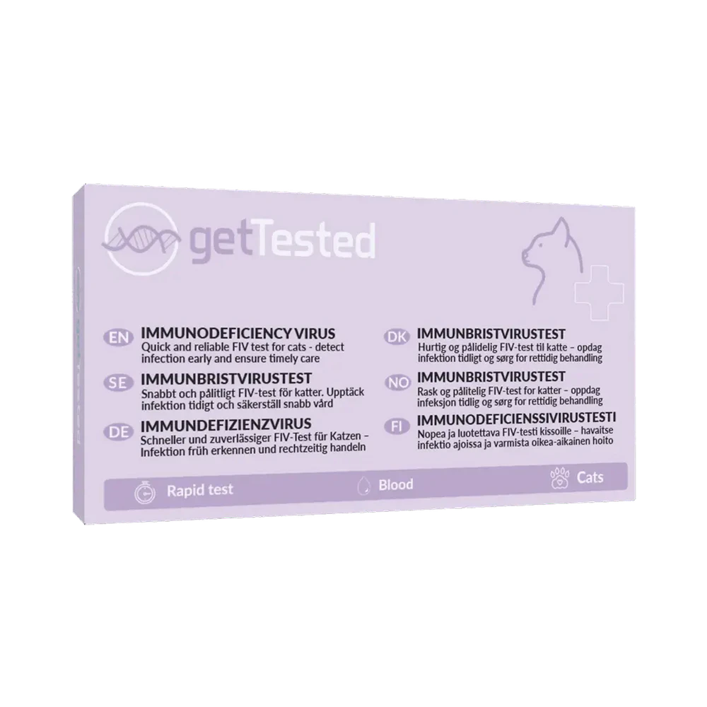 GetTested FIV Katt immunbristvirussnabbtest 1 st
