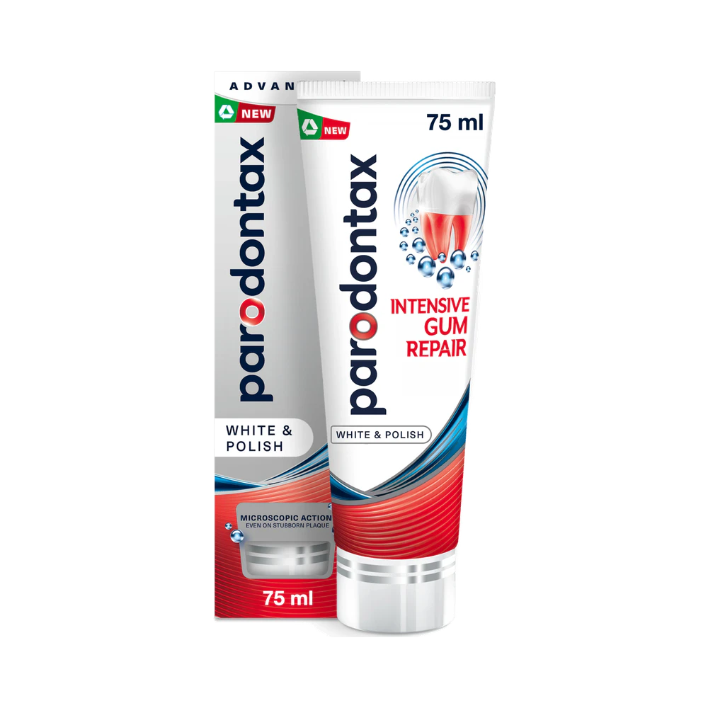 Parodontax Intensive Gum Repair, White & Polish tandkräm 75 ml