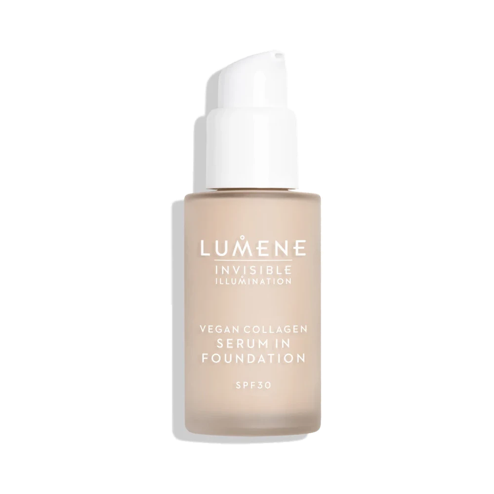 Lumene Invisible Illumination Vegan Collagen SPF 30, 0.5 serum in foundation 30 ml